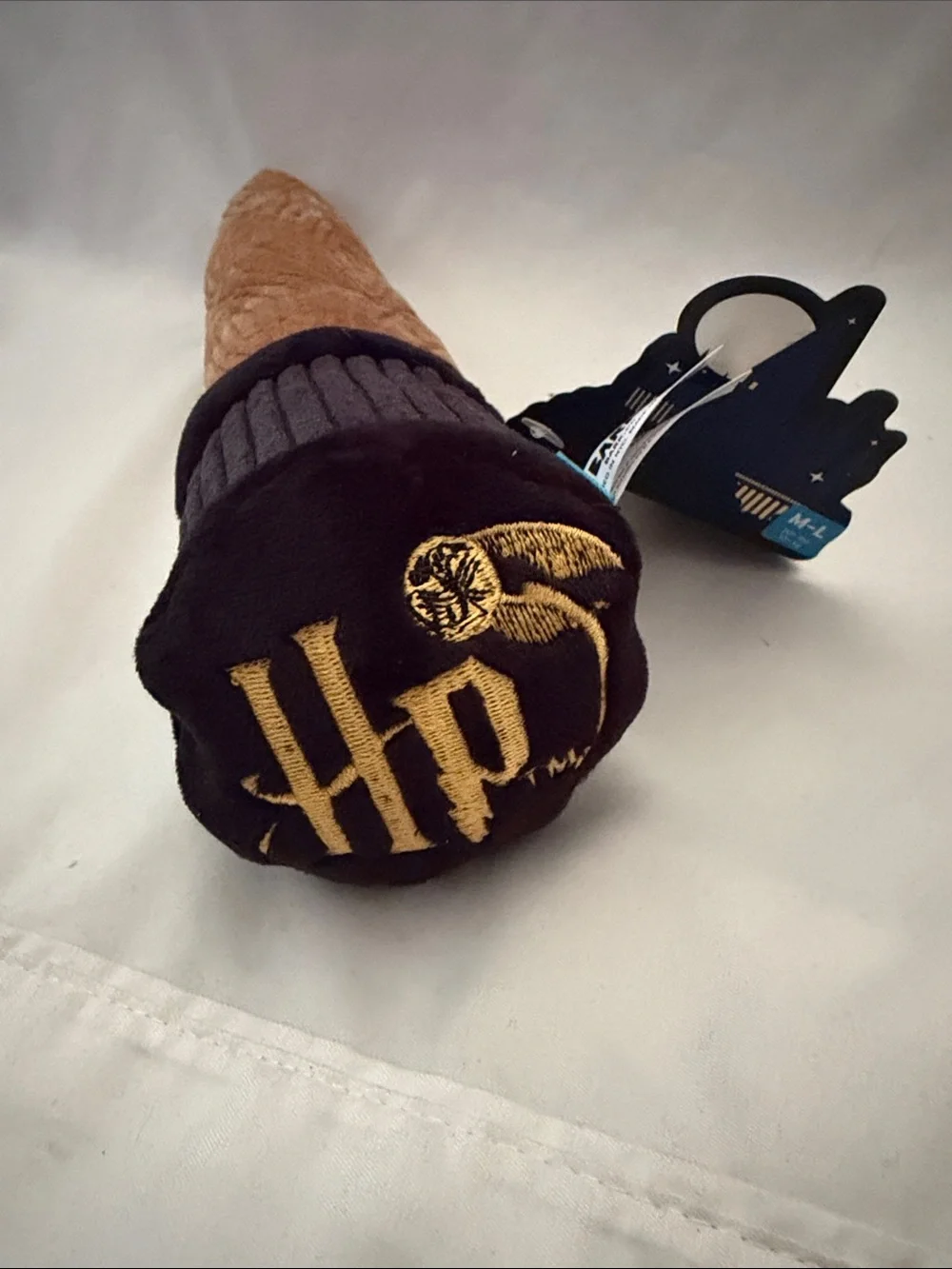Bark box Harry Potter Plush Sorting Wand Plush - Black & Gold